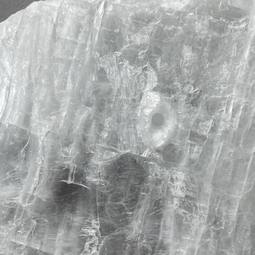 Natural Selenite Display Slab - Picture 7 of 8